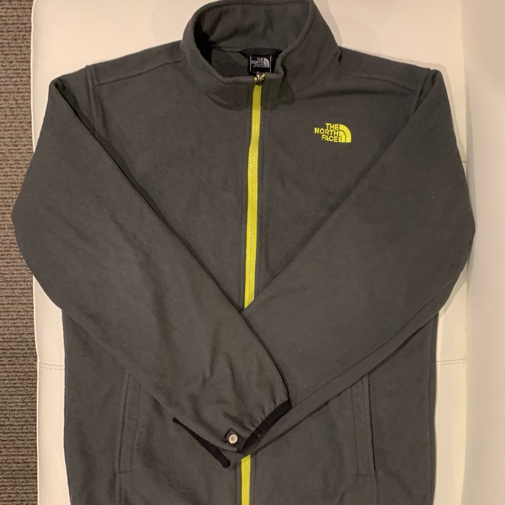 North Face Full Length Zip Fleece Pullover